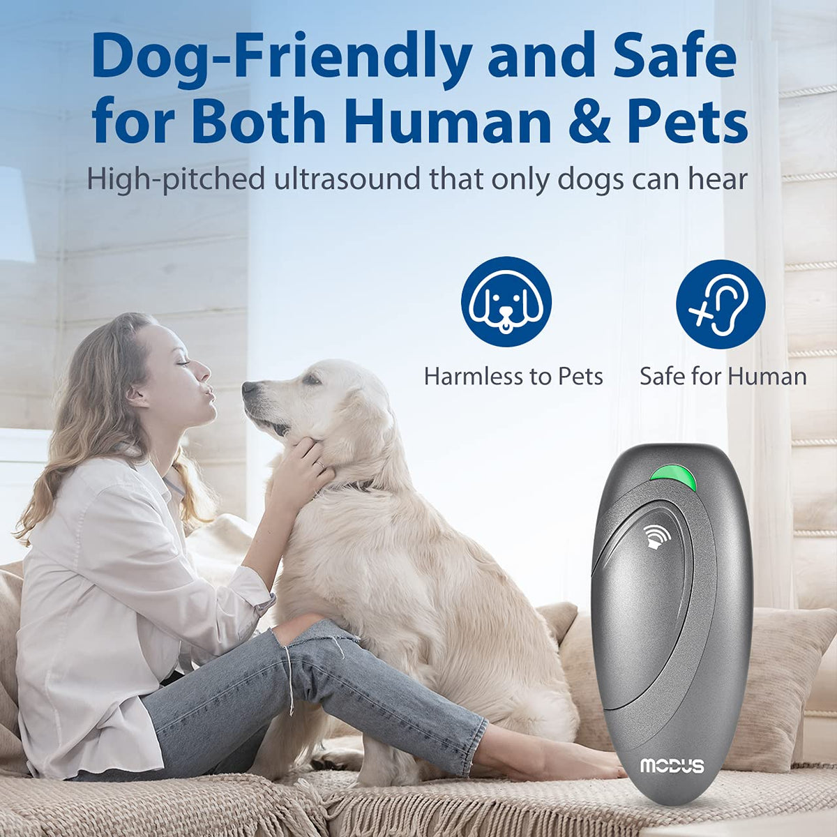 MODUS Pet Supplies in Grey Dog Barking Deterrent Devices