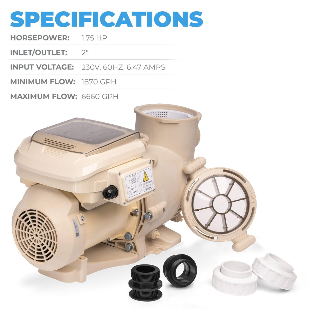 XtremepowerUS Water Pump in Beige