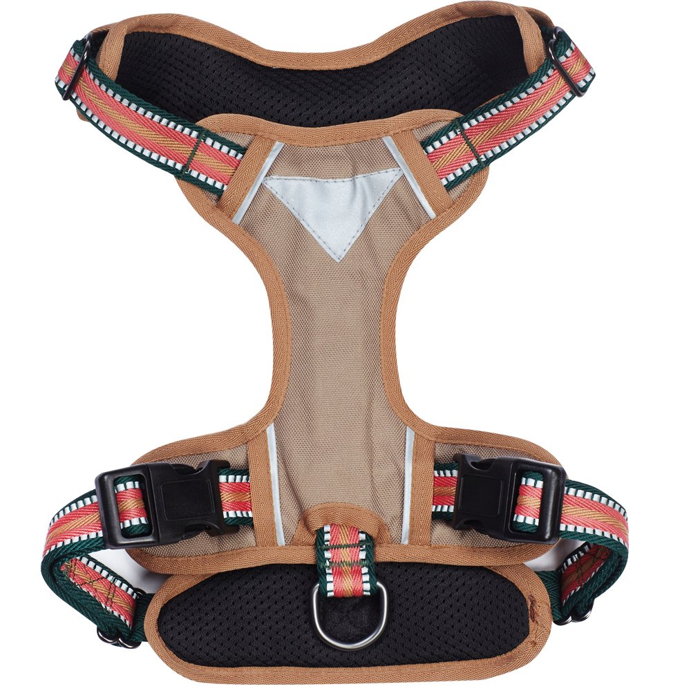 Blueberry Pet Animal Harness in Small, Dark Green&Pink