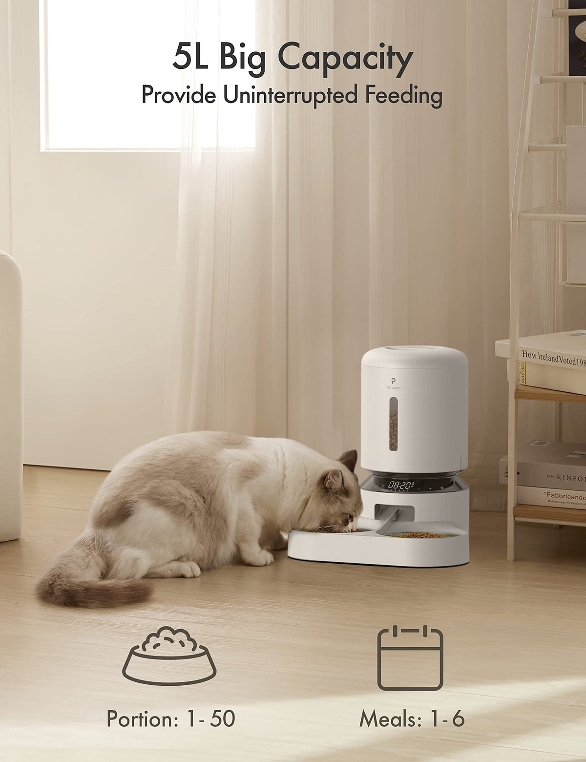 PETLIBRO Pet Feeder in 5L (Basic), White