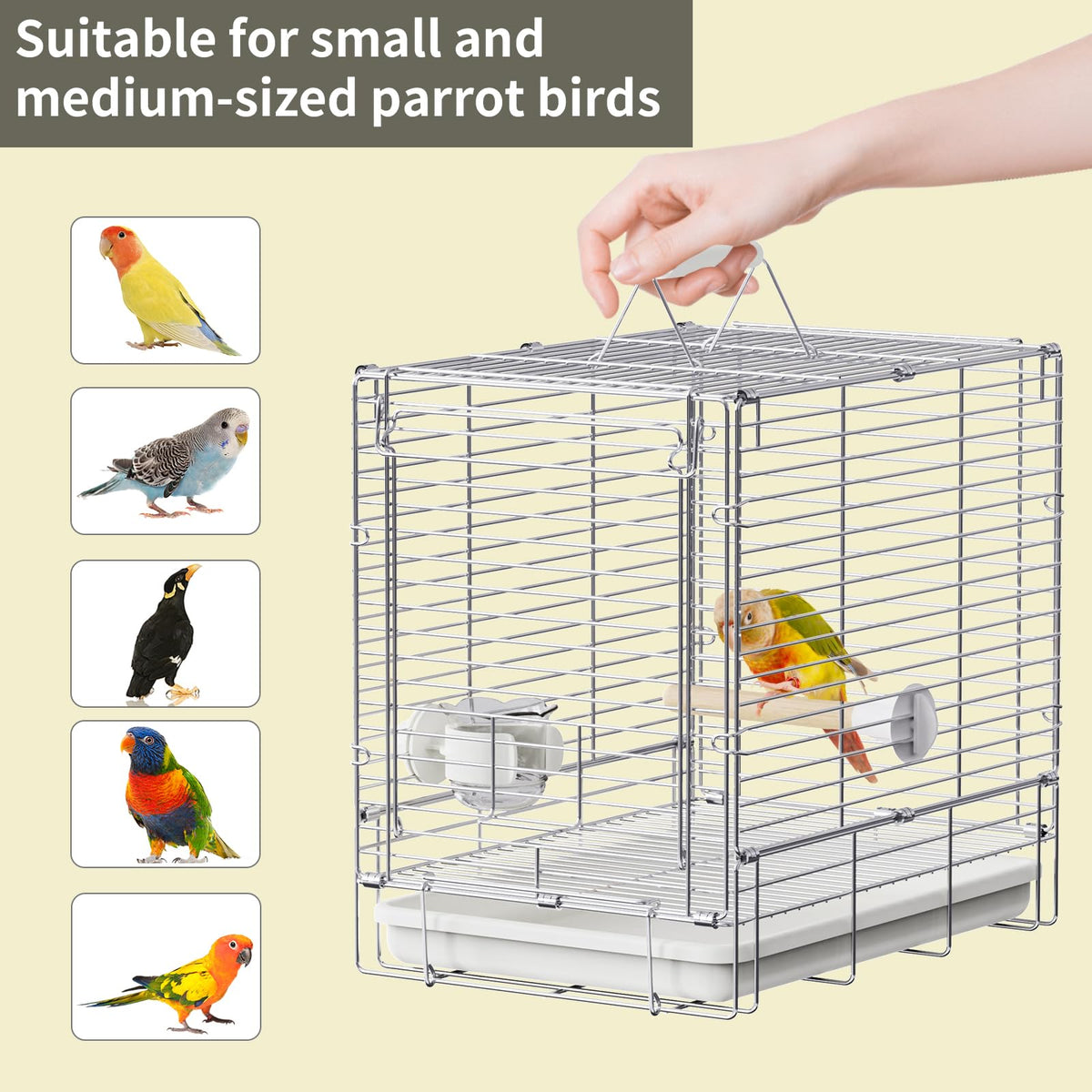 YOOSO WING Animal Cage in White
