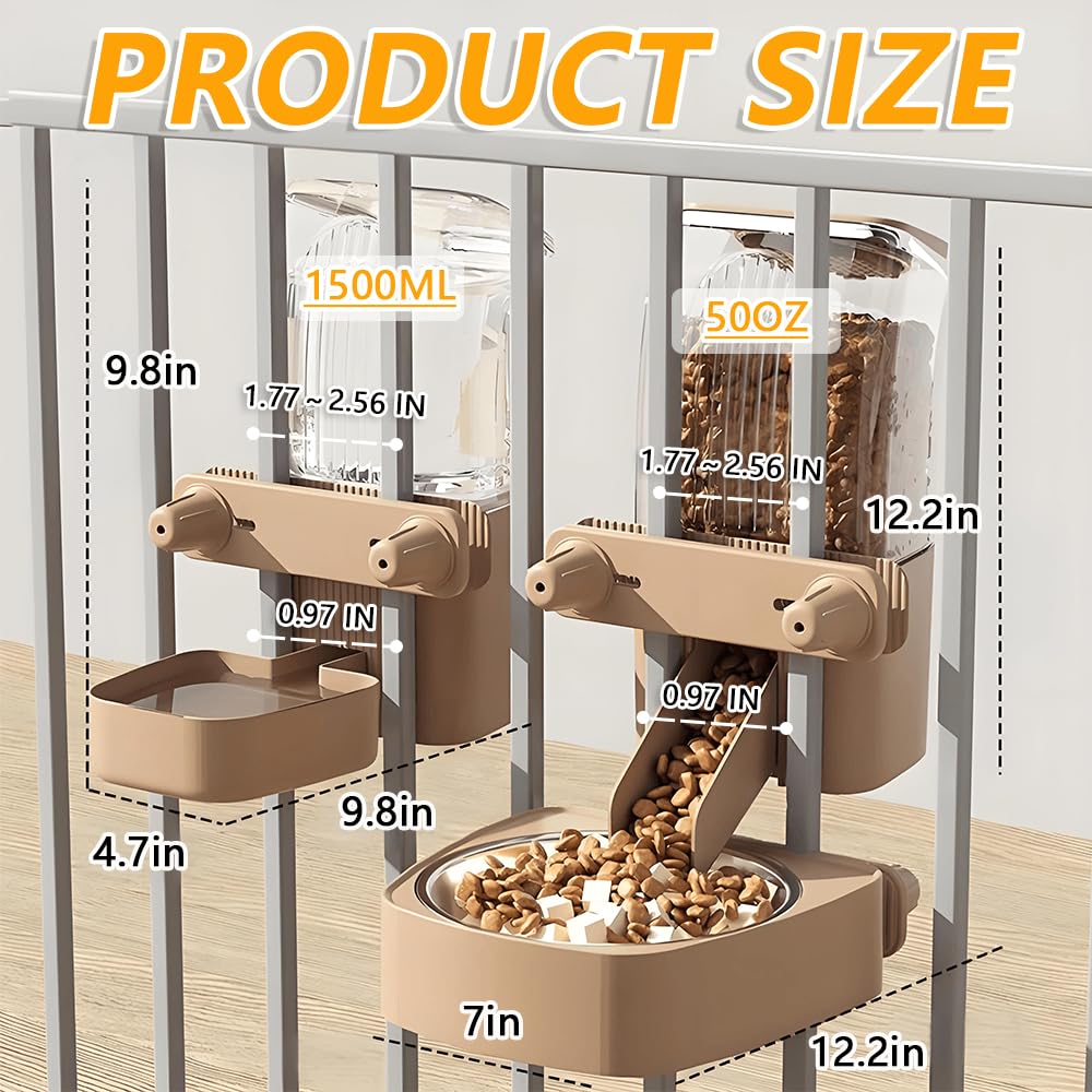 VE ThalasynTech Pet Feeder in Brown