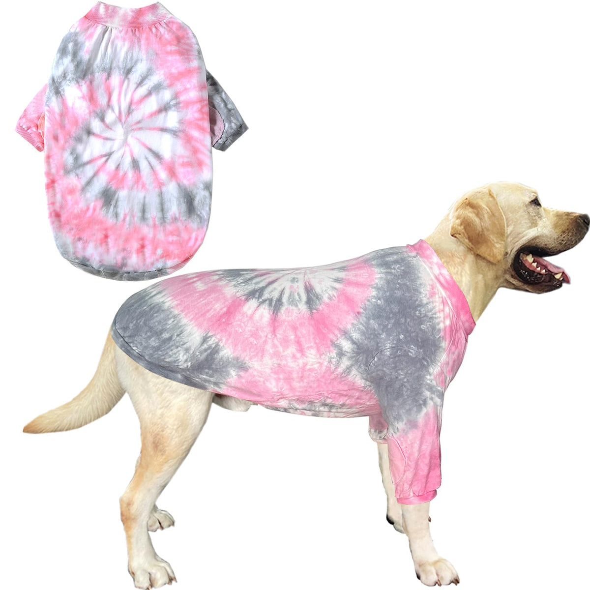 PriPre Pet Apparel in Medium, .Grey Pink