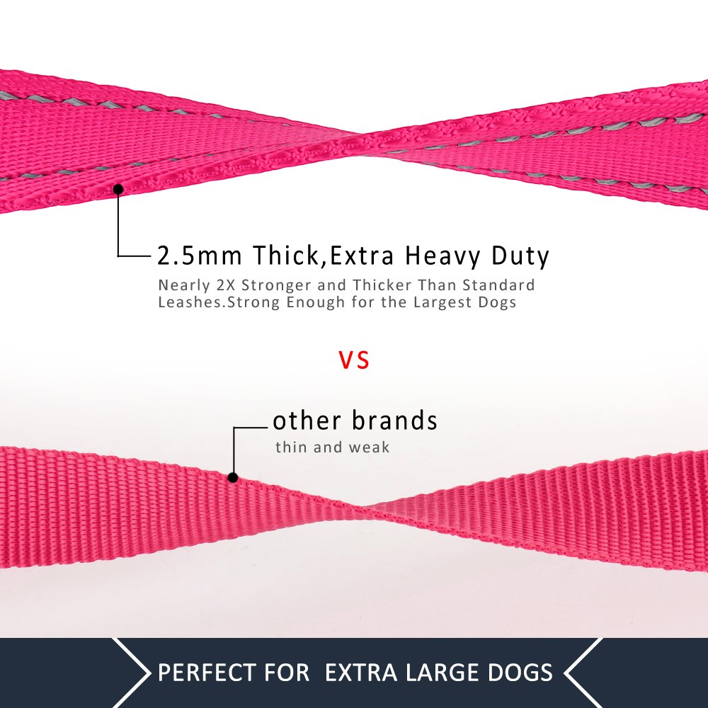 PLUTUS PET Leash in 4 FT, Pink