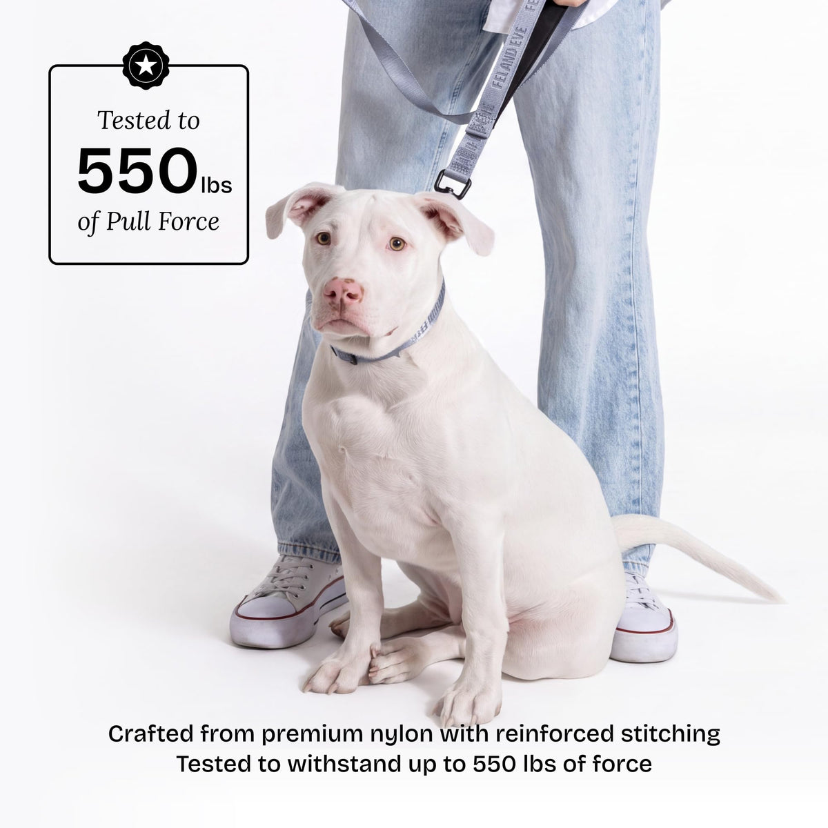 Fei and Eve Leash in 4FT, Dusk Blue