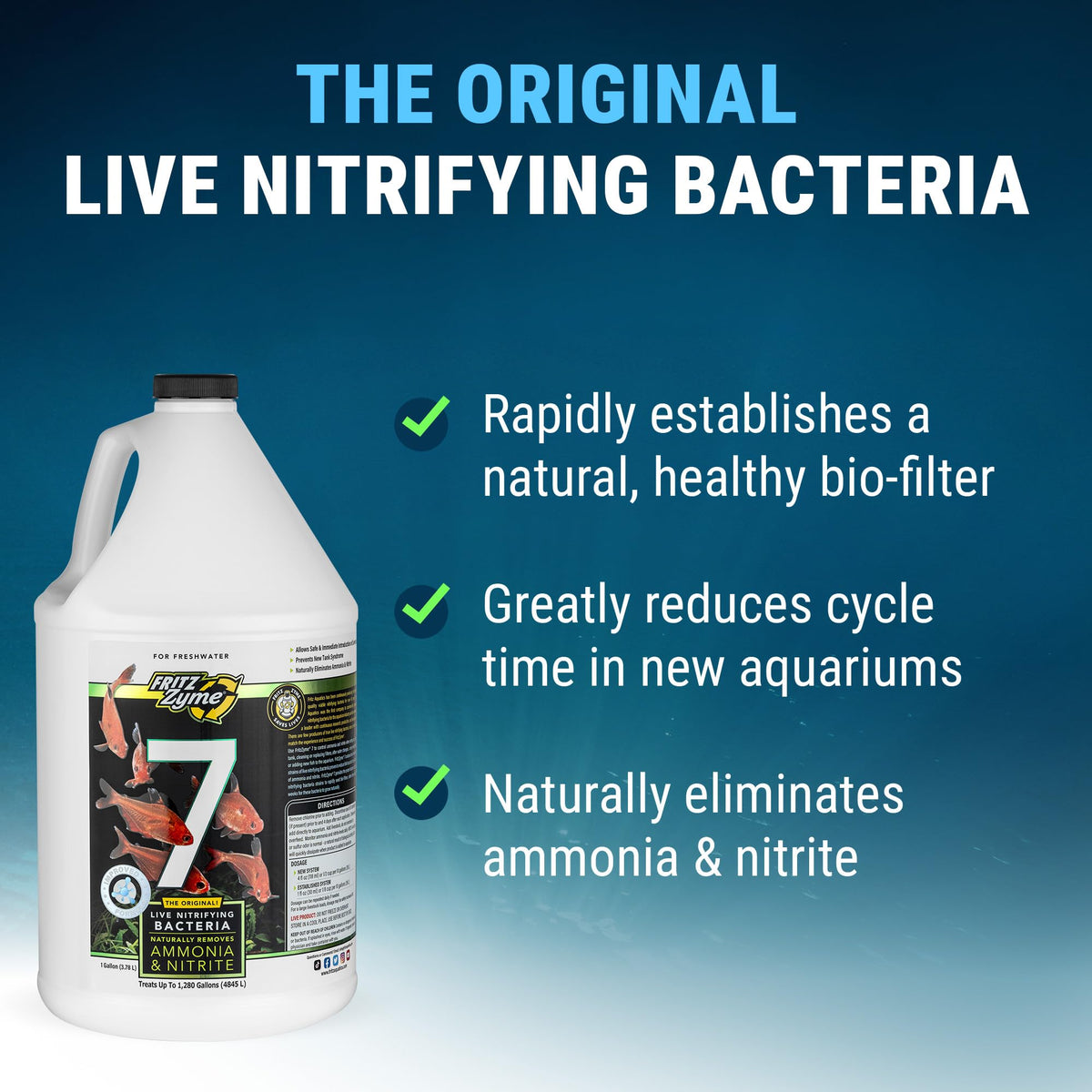 Fritz Aquatics Aquarium Pond Water Treatment in 1 gal