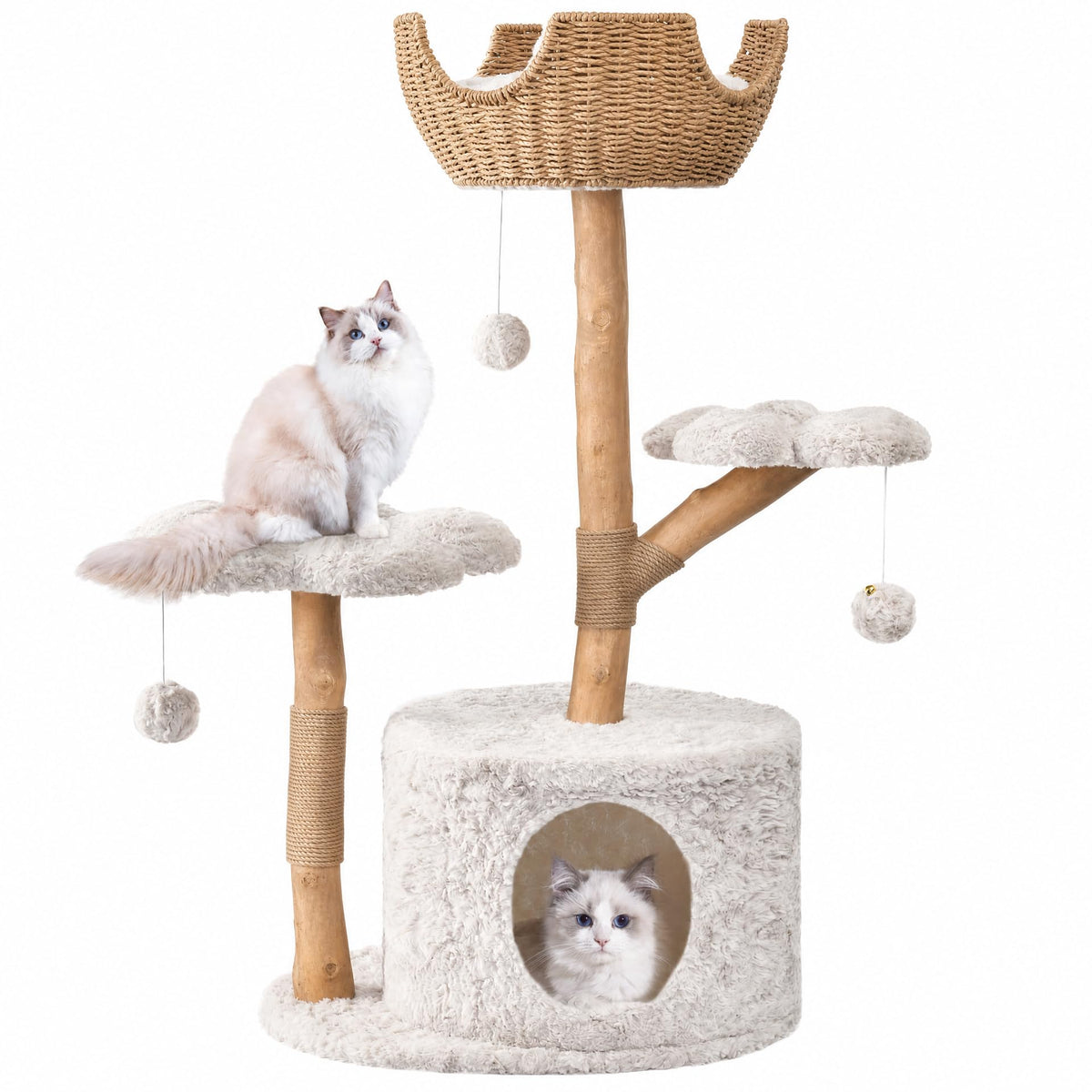 Easyego Pet Activity Structure in 43.3'', Bullet Gray