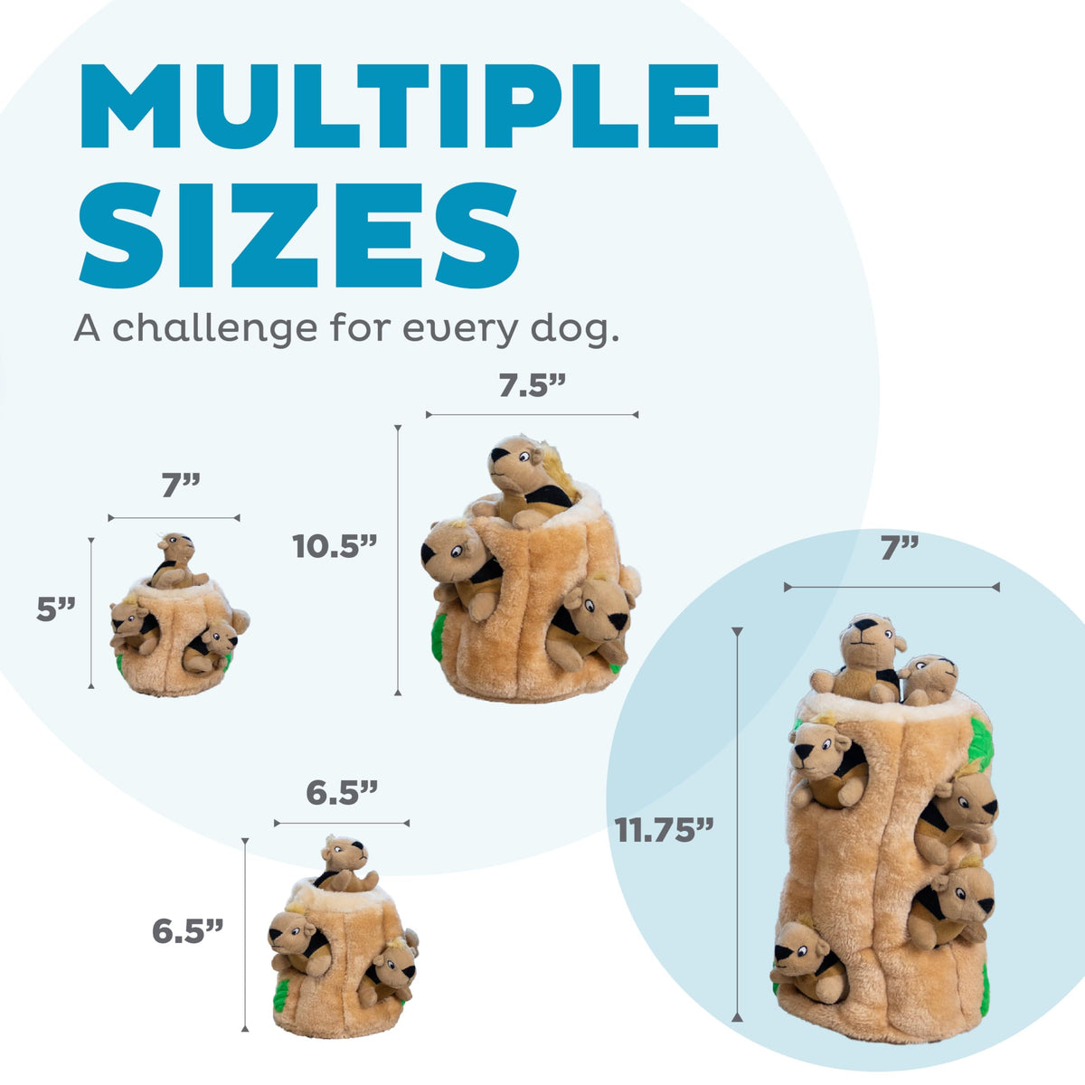 Outward Hound Pet Toy in X Large (Pack of 1), Squirrel Xlarge