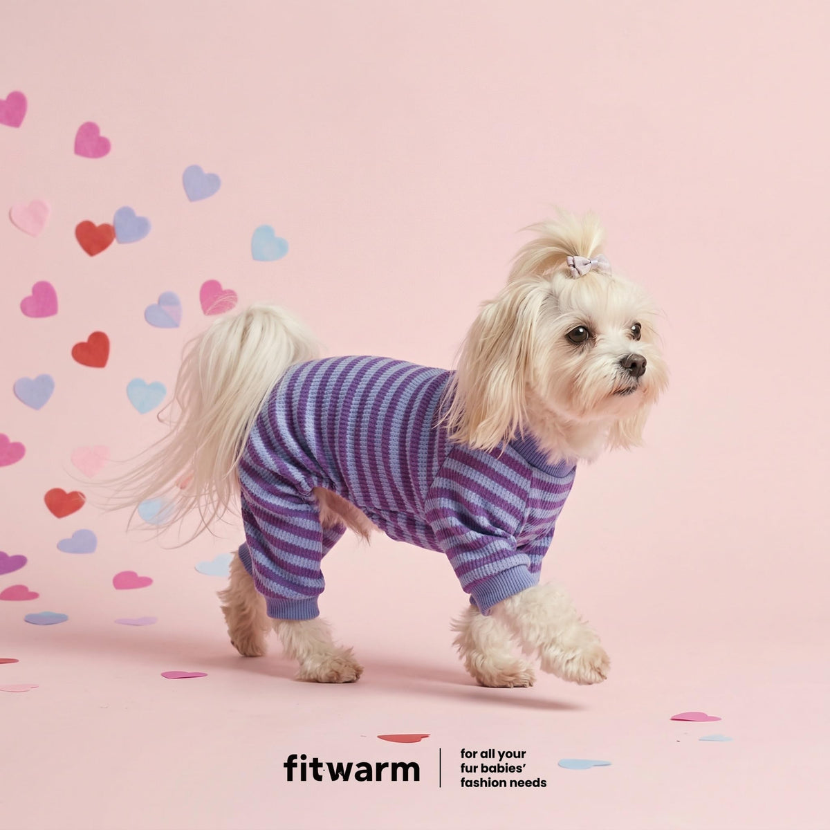 Fitwarm Pet Apparel in X-Small, DarkViolet