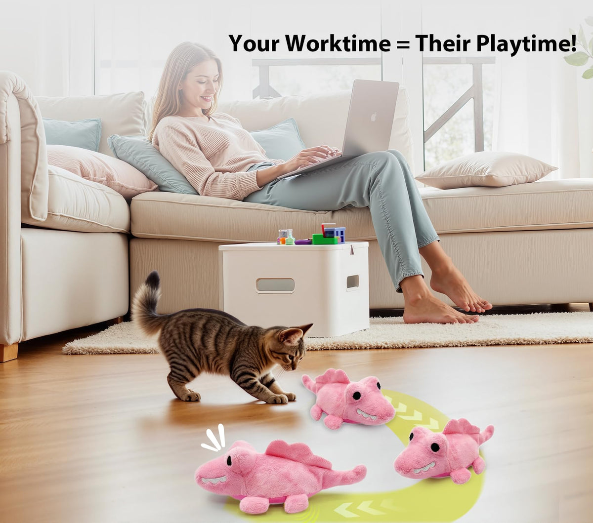 ZeLing HTL Pet Toy in Smooth, Pink