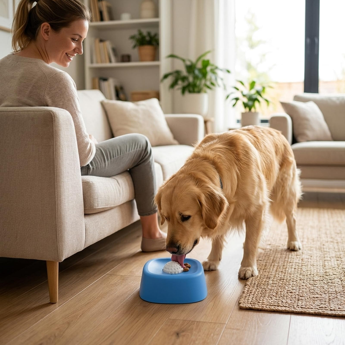 WkkQiaz Pet Feeder in black