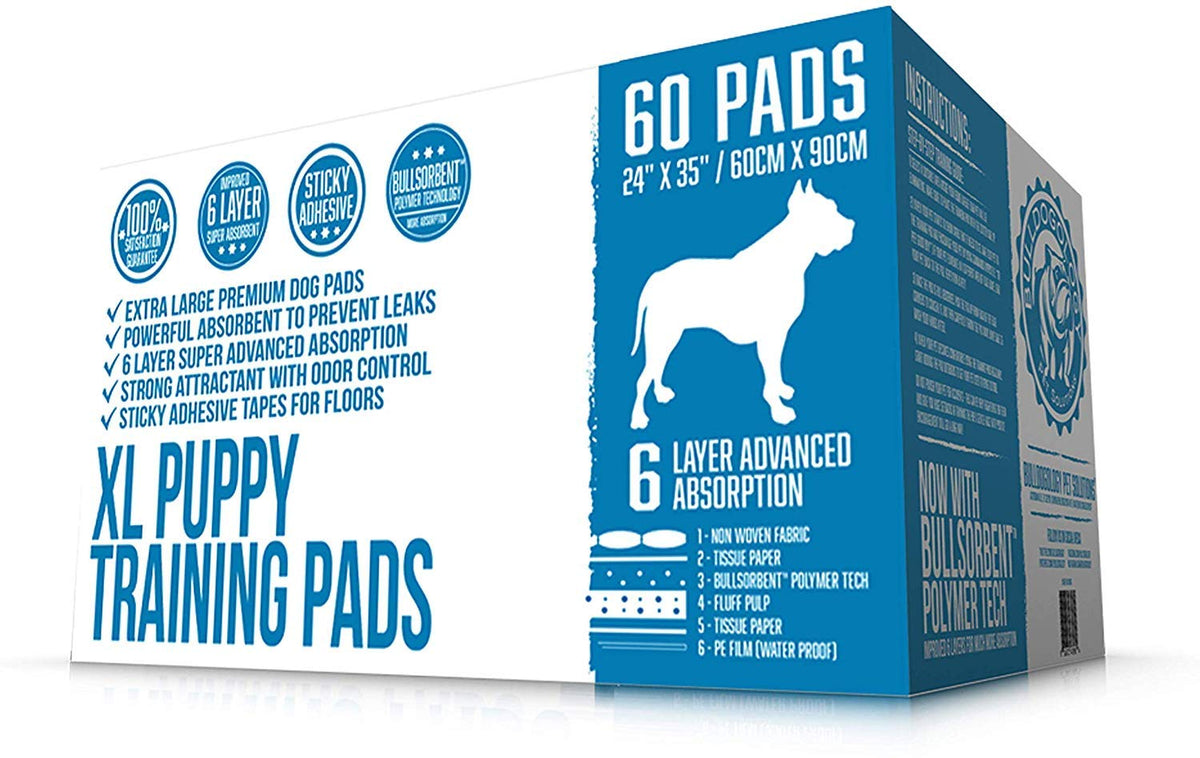 Bulldogology Pet Solutions Disposable Incontinence Surface Protector in 60-Count (24x35), White