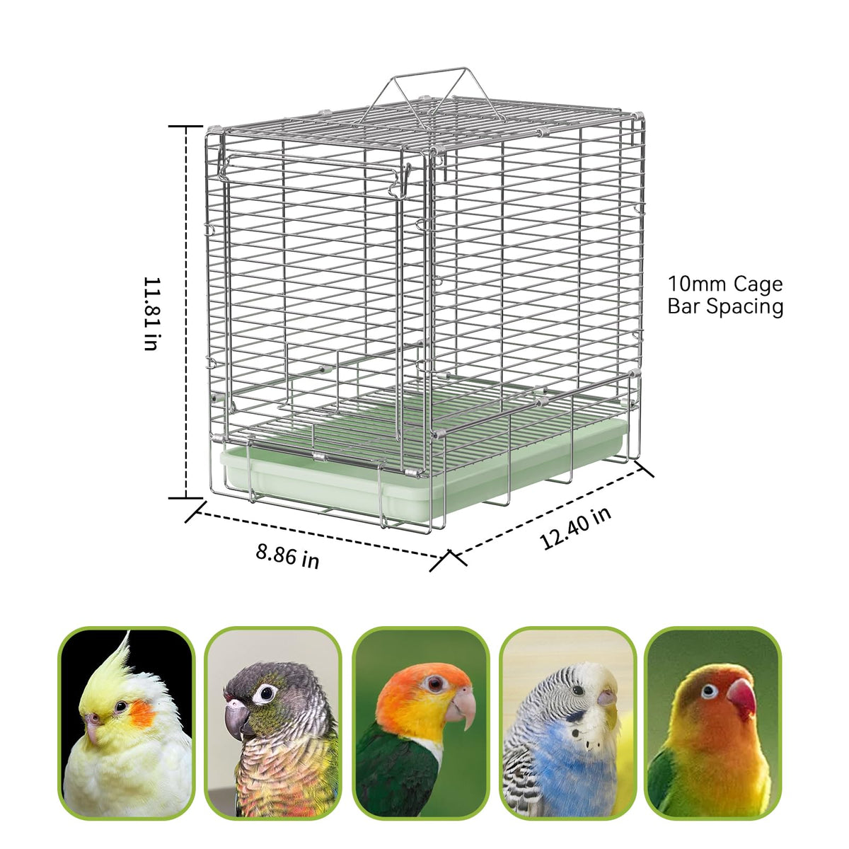 YOOSO WING Animal Cage in Green