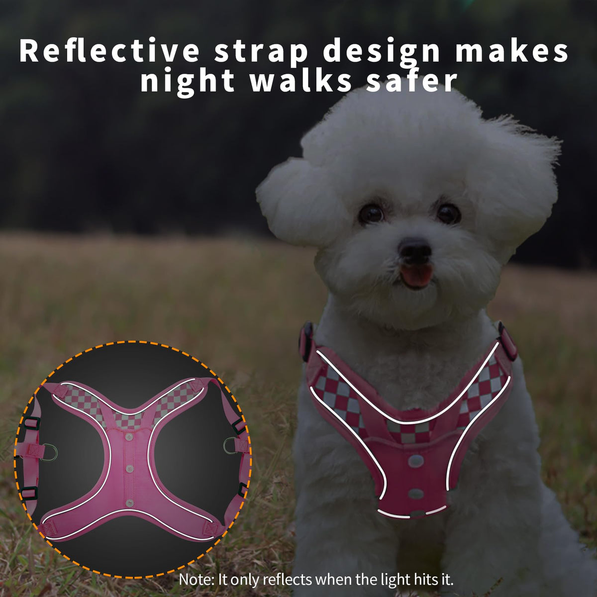SAEGYPET Animal Harness in XS, Pink (denim)
