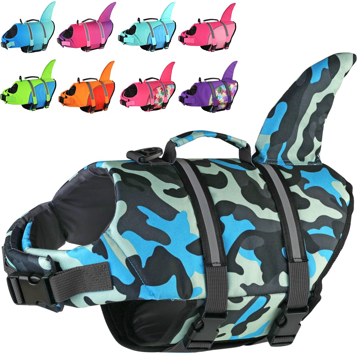 Doglay Pet Apparel in X-Small, Orange-Shark