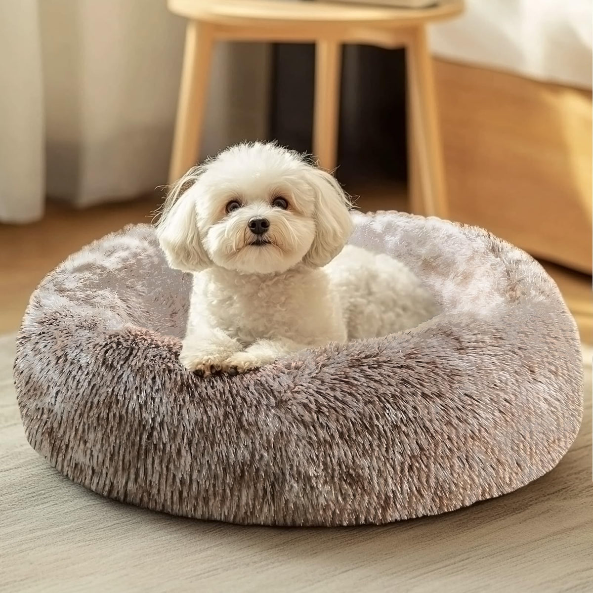 JOLLYVOGUE Pet Bed Mat in 20", Smoke Brown