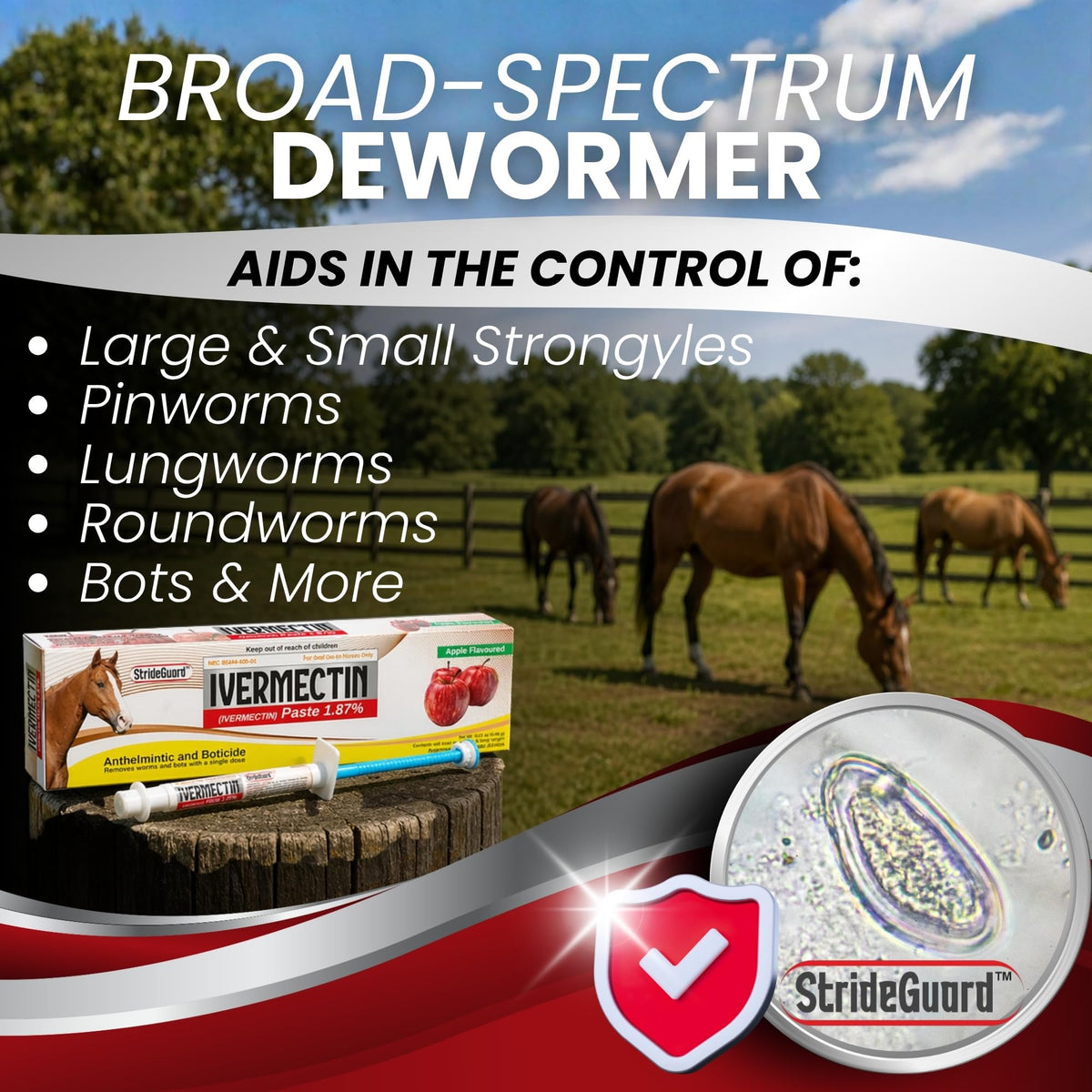 StrideGuard Animal Medication in 1 PACK, Yallow