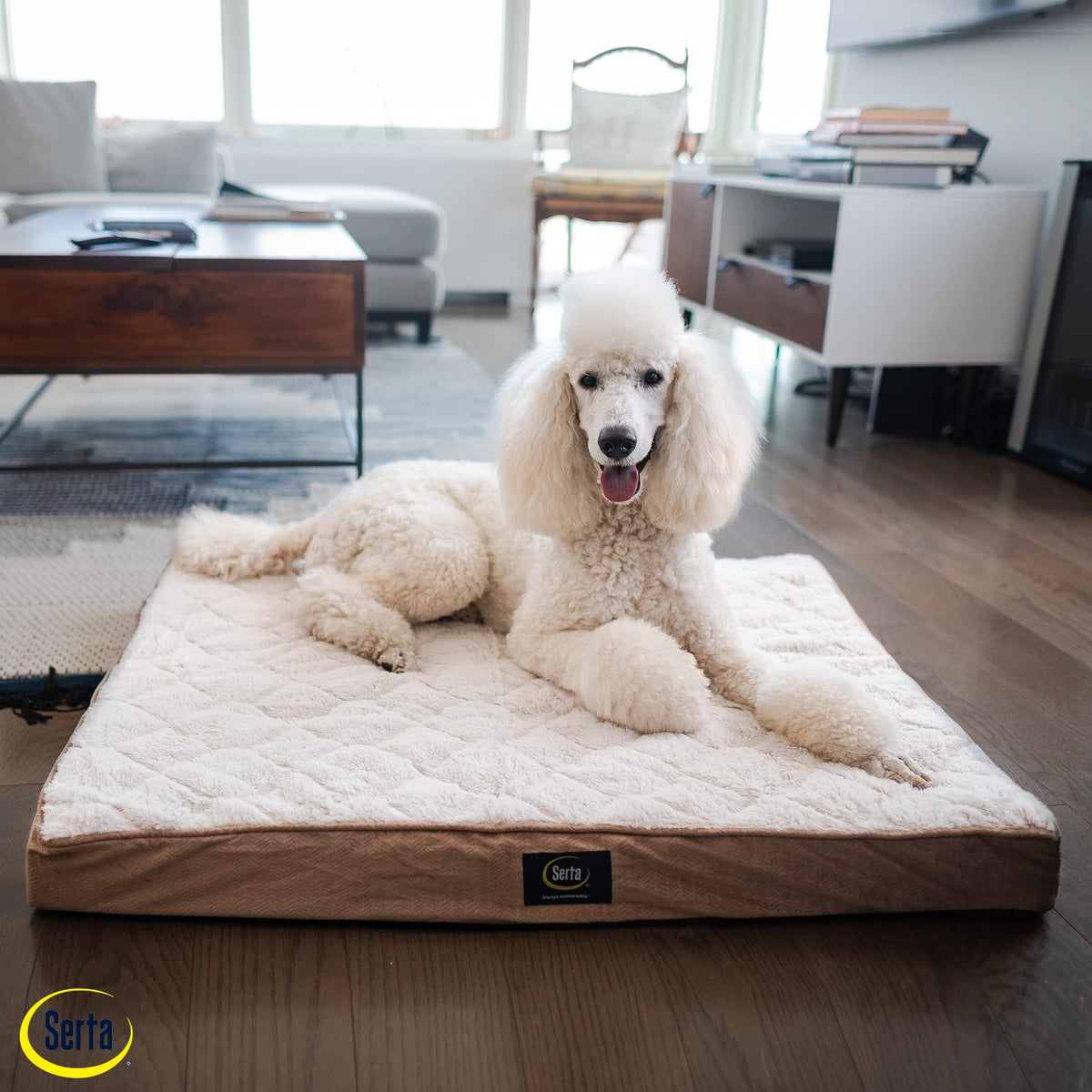 Serta Pet Bed Mat in Large, Desert Sand