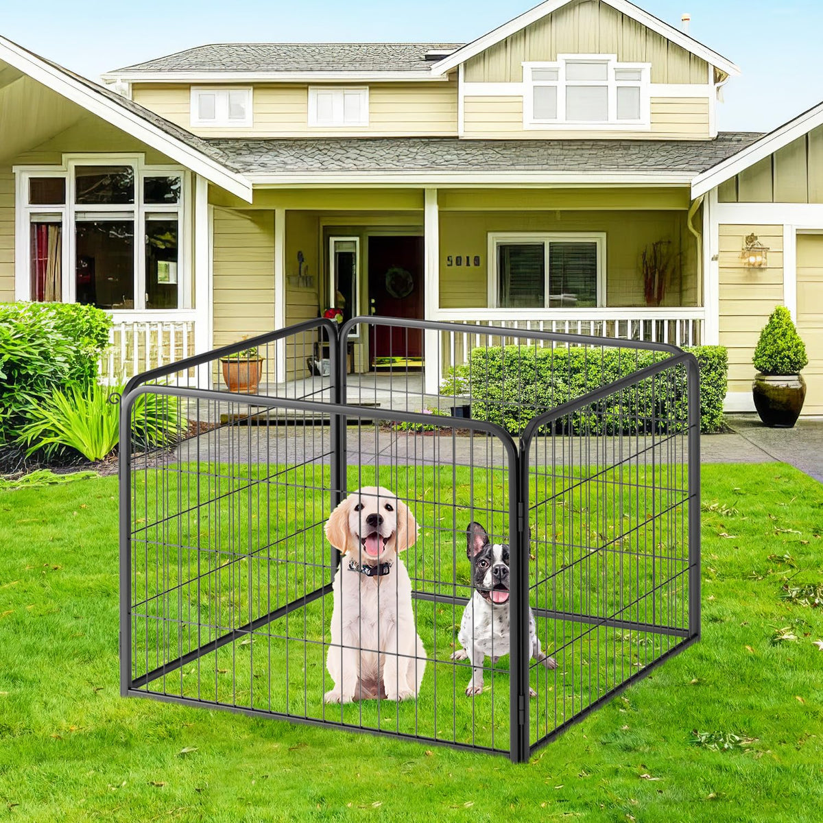 FDW Pet Playpen in Black