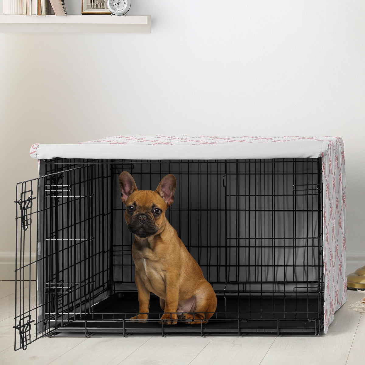 Sweet Jojo Designs Animal Cage in 30.0"L x 21.0"W x 19.5"H, Pink Bow