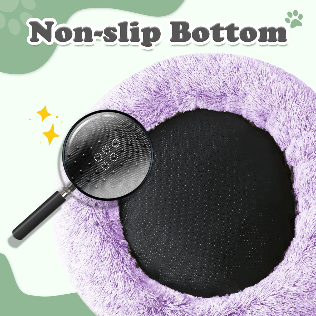 JOLLYVOGUE Pet Bed Mat in 20", Purple