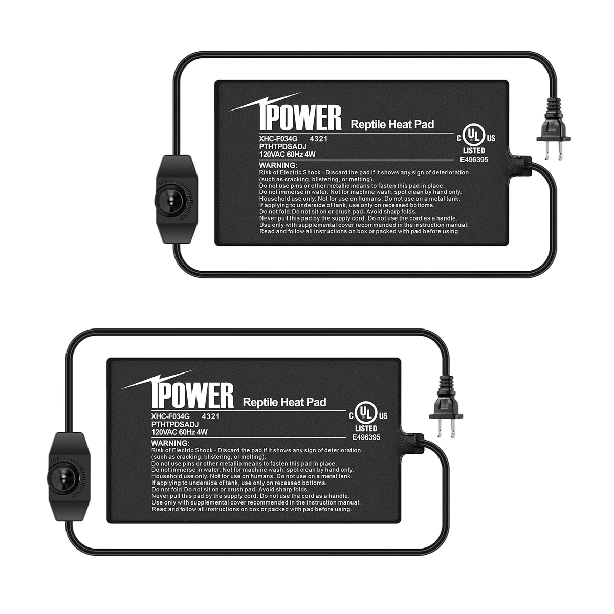 iPower Pet Supplies in 4" X 7", Black-2 Pack