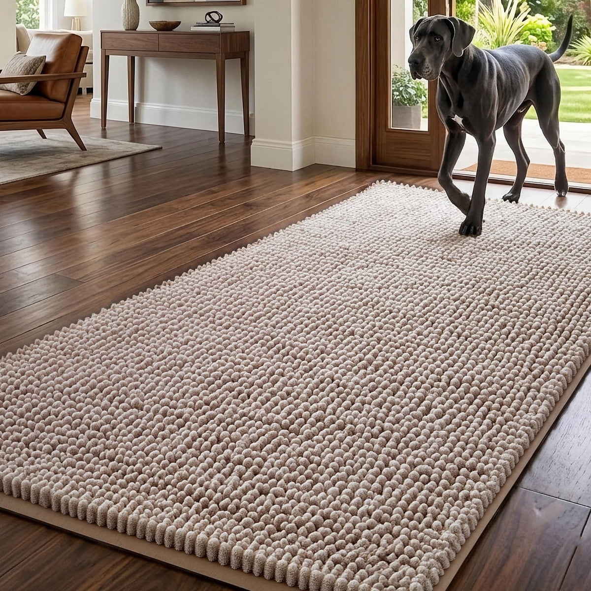 EHEYCIGA Pet Bed Mat in 60x24inch, Beige