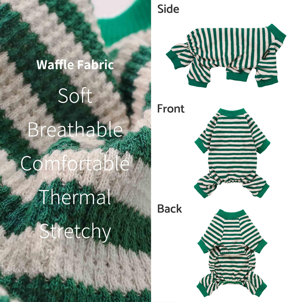 Fitwarm Pet Apparel in X-Small, Green
