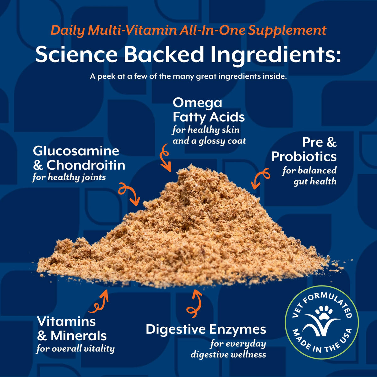 NaturVet Animal Vitamin in 13 Oz Powder, No Color