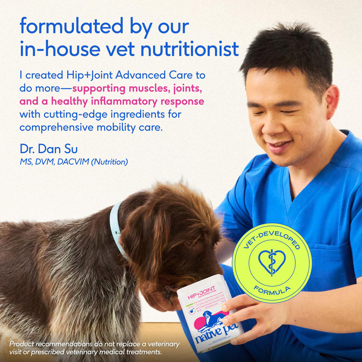 Native Pet Animal Nutritional Supplement in 30 Servings, Advanced Care