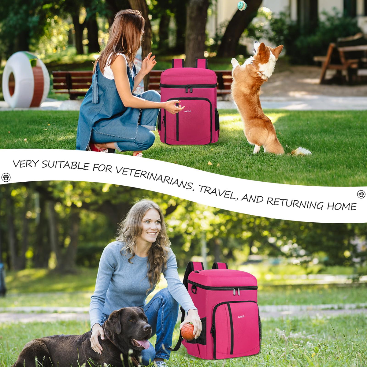ANILD Animal Carrier in Pink