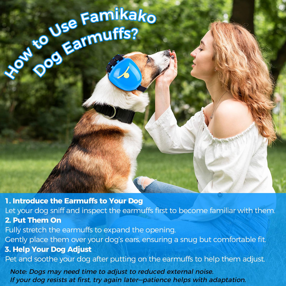 Famikako Earmuff in X-small, Blue