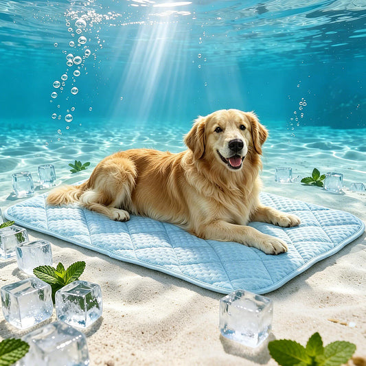Petvolve Pet Bed Mat in X-Large - 44 x 32 Inch, Sky Blue