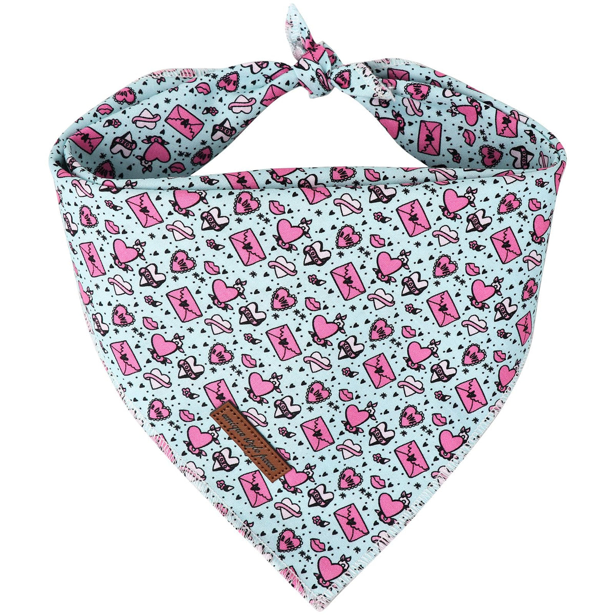 Unique style paws Animal Collar in S, letter-bandana