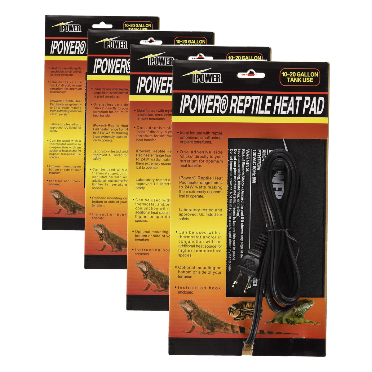 iPower Pet Supplies in 6" X 8" (Pack of 4), Black-1 Pack