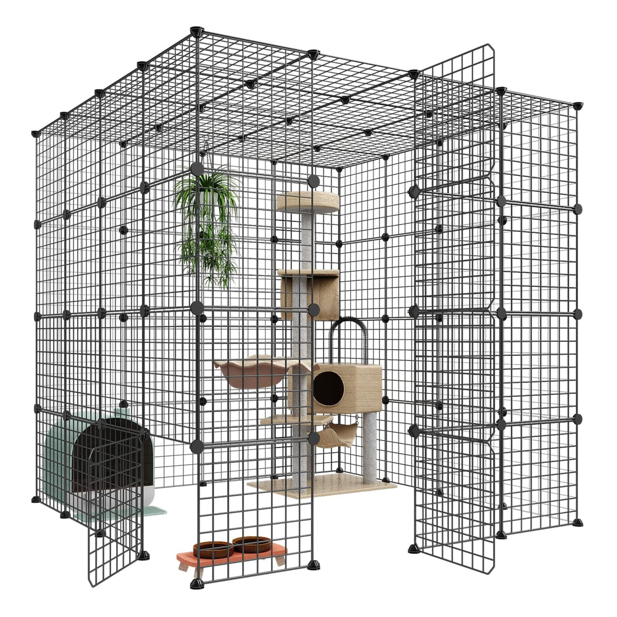 Oneluck Animal Cage in 55.1"L x 55.1"W x 55.1"H