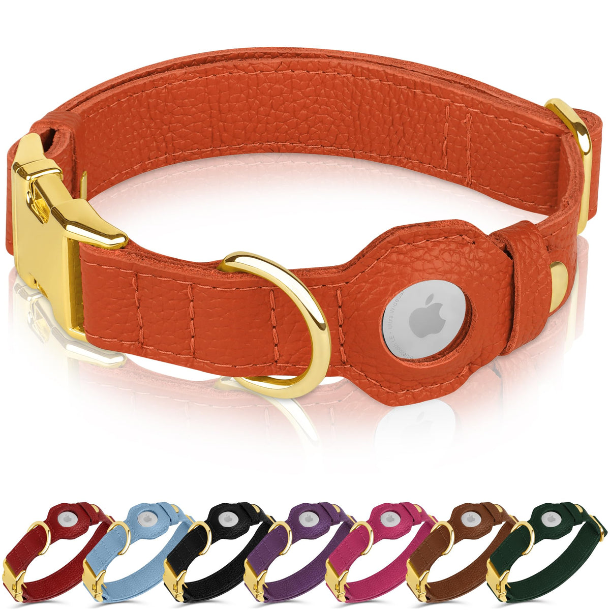 BUDKAS Animal Collar in XS, 9"-12" Neck Fit, Orange