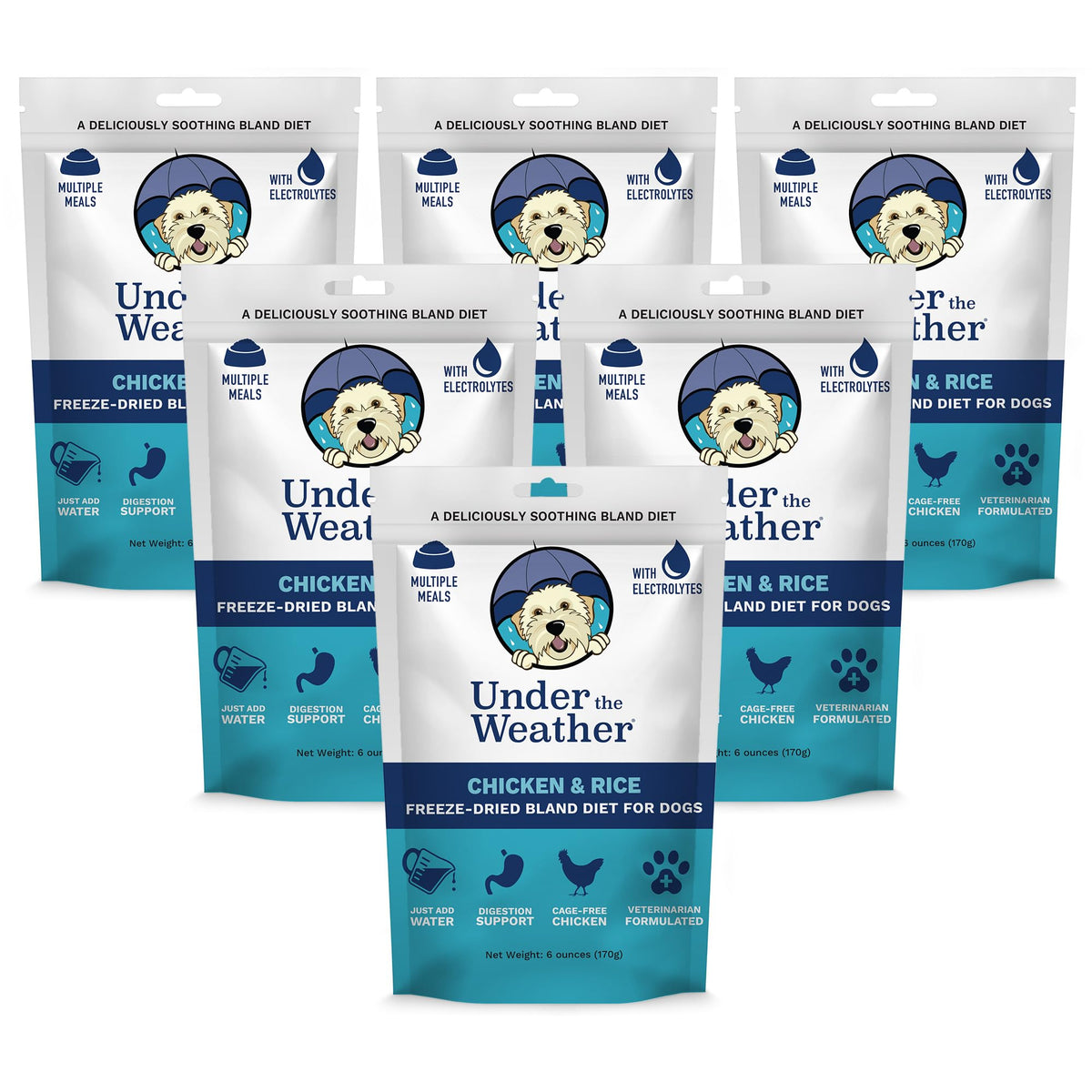 Under the Weather Pet Food in 6 Ounce (Pack of 6)