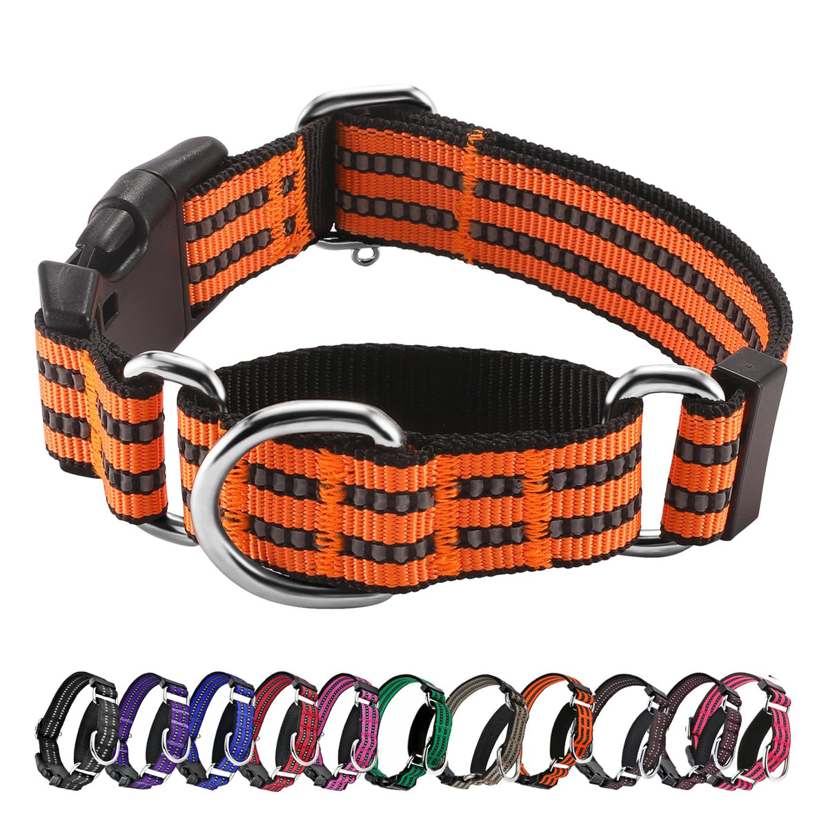 Hikiko Animal Collar in Small, Orange