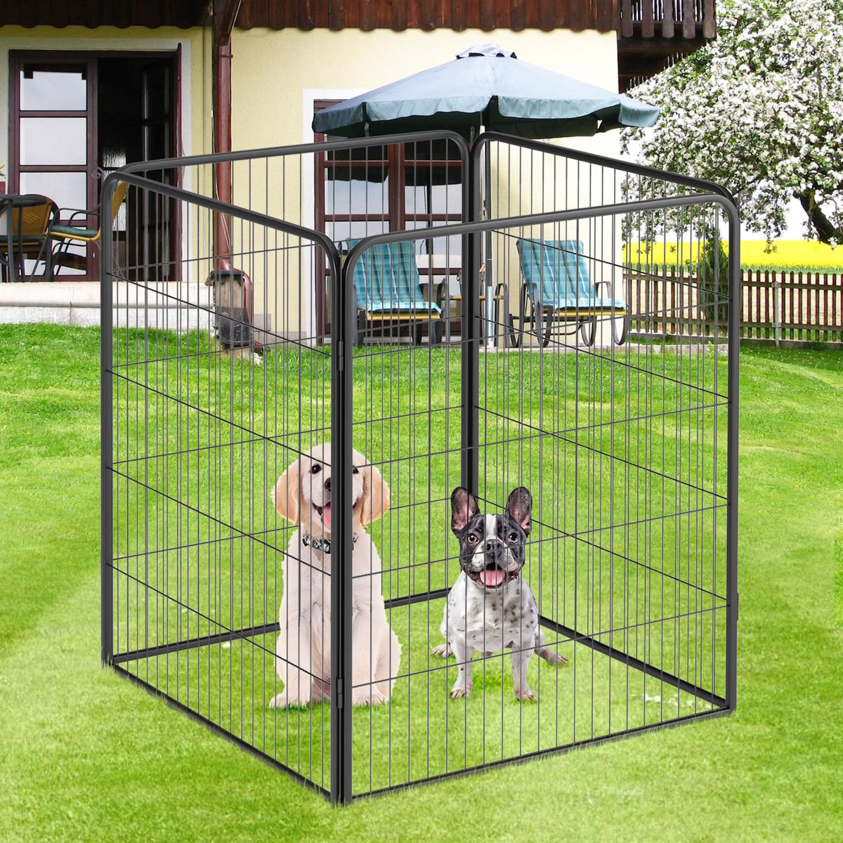 FDW Pet Playpen in Black