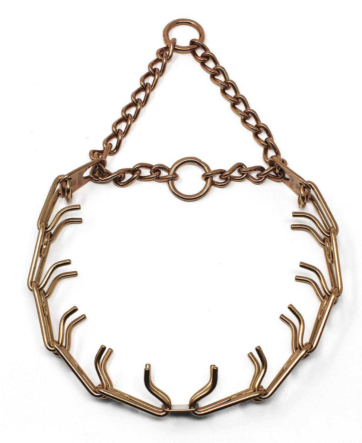 Herm Sprenger Animal Collar in 23in (58cm) x 3.2mm, Gold
