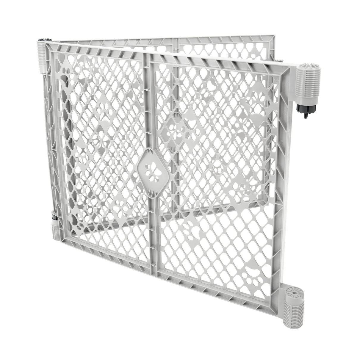 MYPET Pet Playpen in 2-Panel Extension, Light Gray