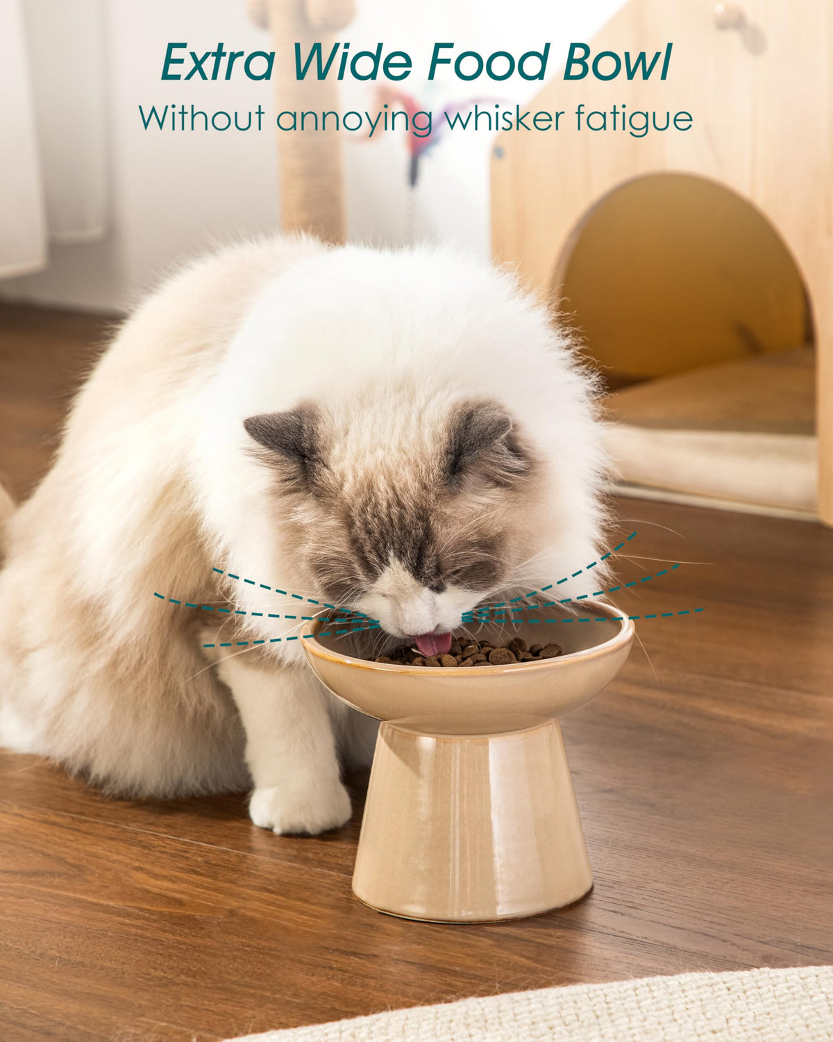 vancasso Pet Feeder in Brown