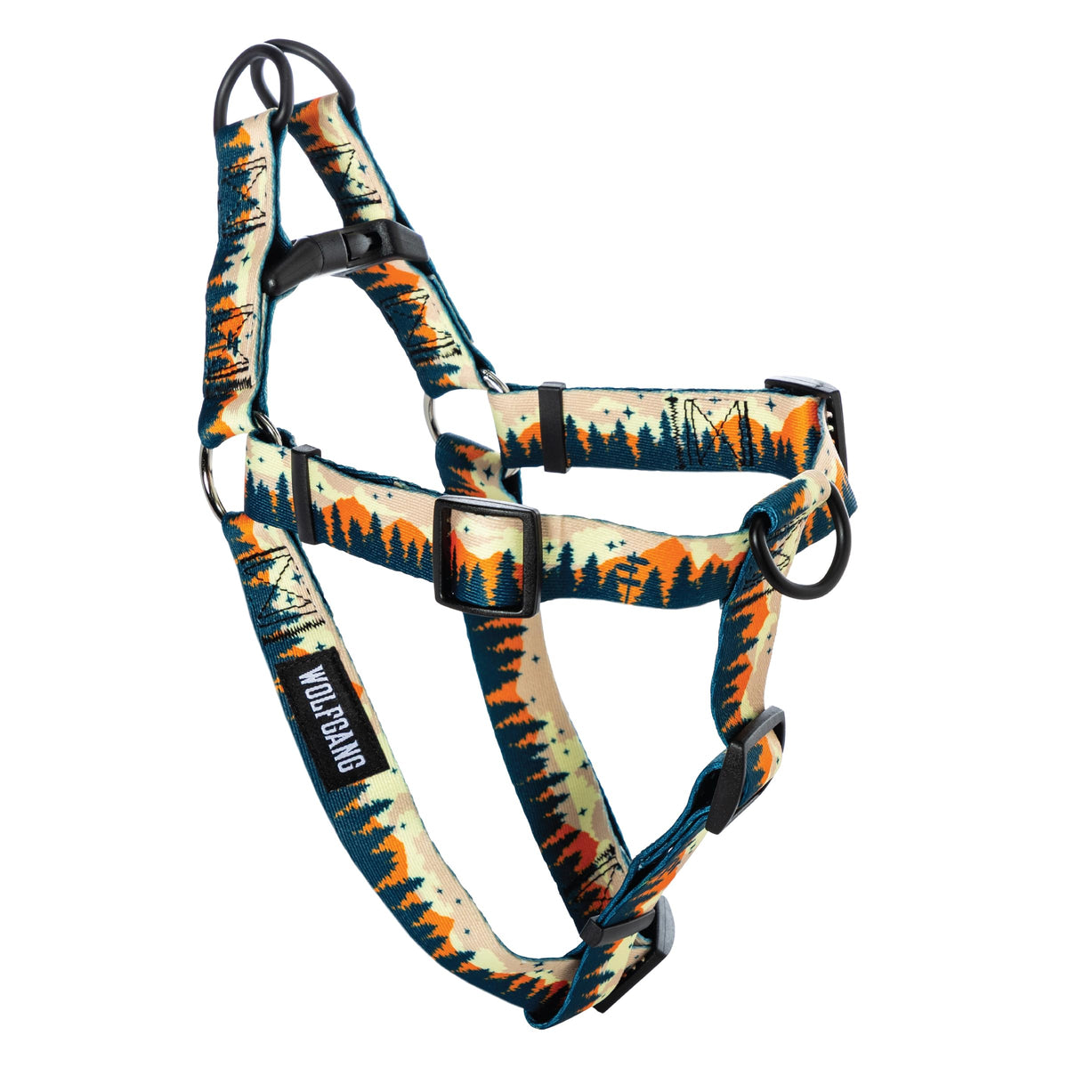 Wolfgang Man & Beast Animal Harness in Small (5/8 Inch x 12-18 Inch), OverLand Print
