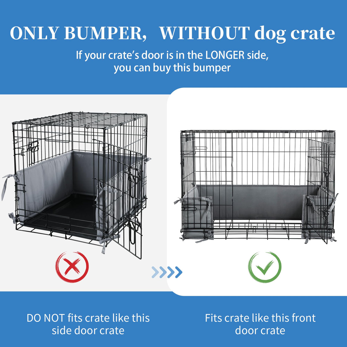 HOMBYS Animal Cage in 24.0"L x 17.0"W x 10.0"H, Grey