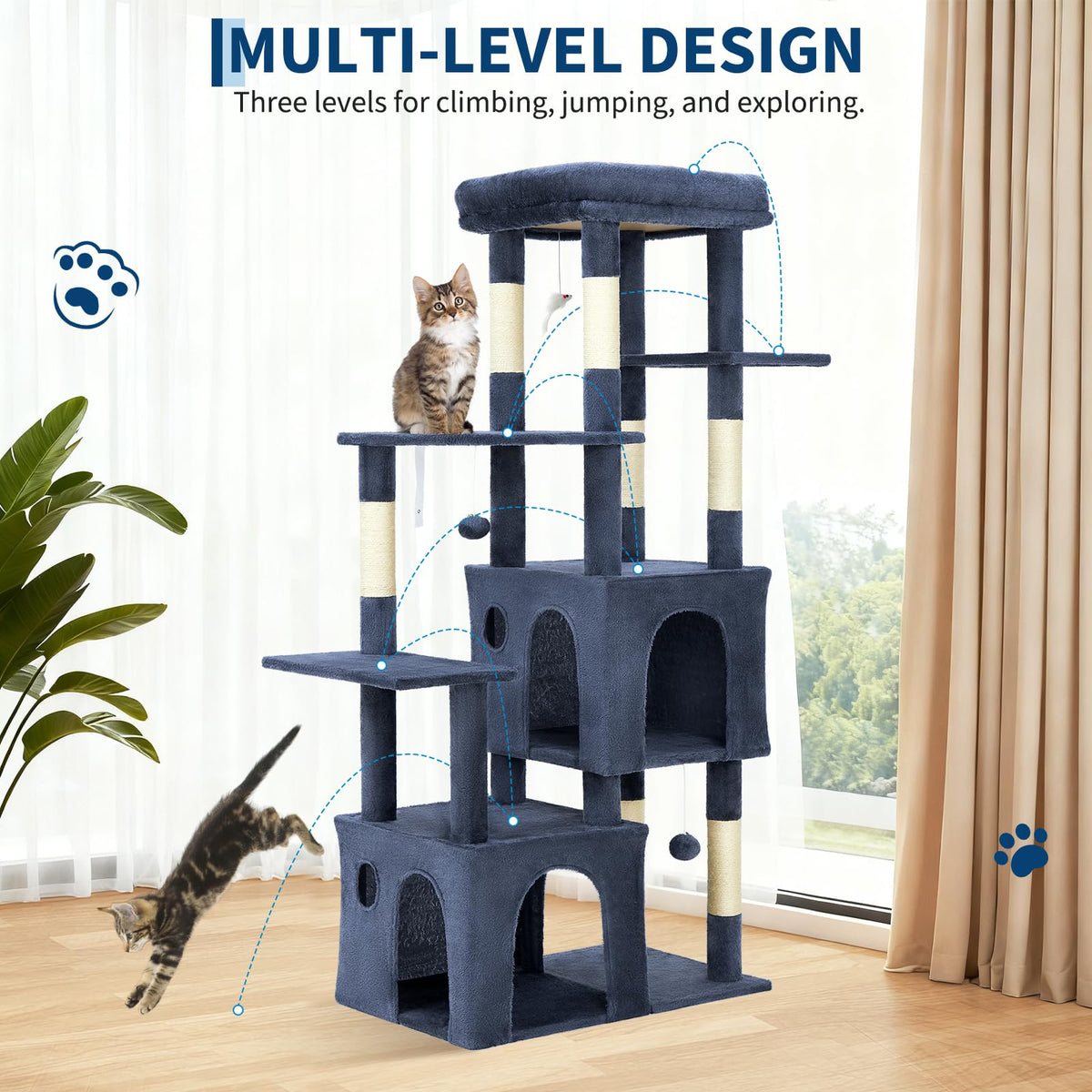 OUTLANE Pet Activity Structure in Blue, Blue