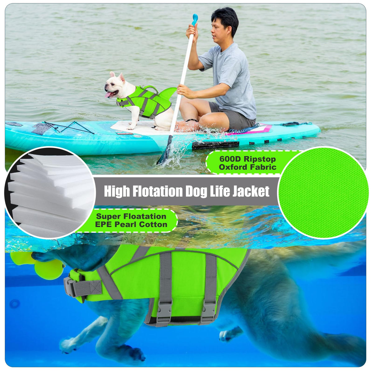Doglay Pet Apparel in X-small, Fluorescent Green