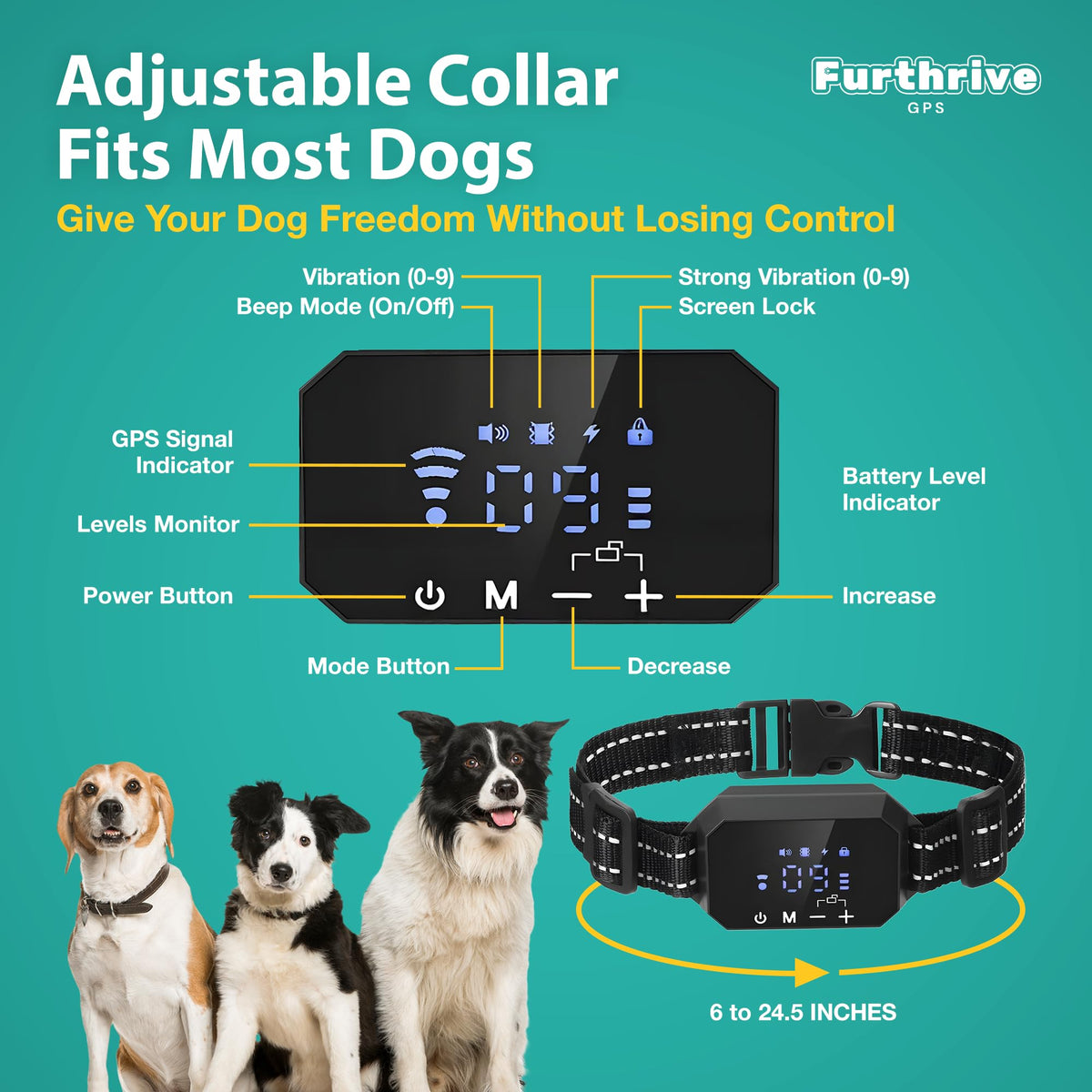 FREEZE2TRIM Animal Harness in Adjustable, Black