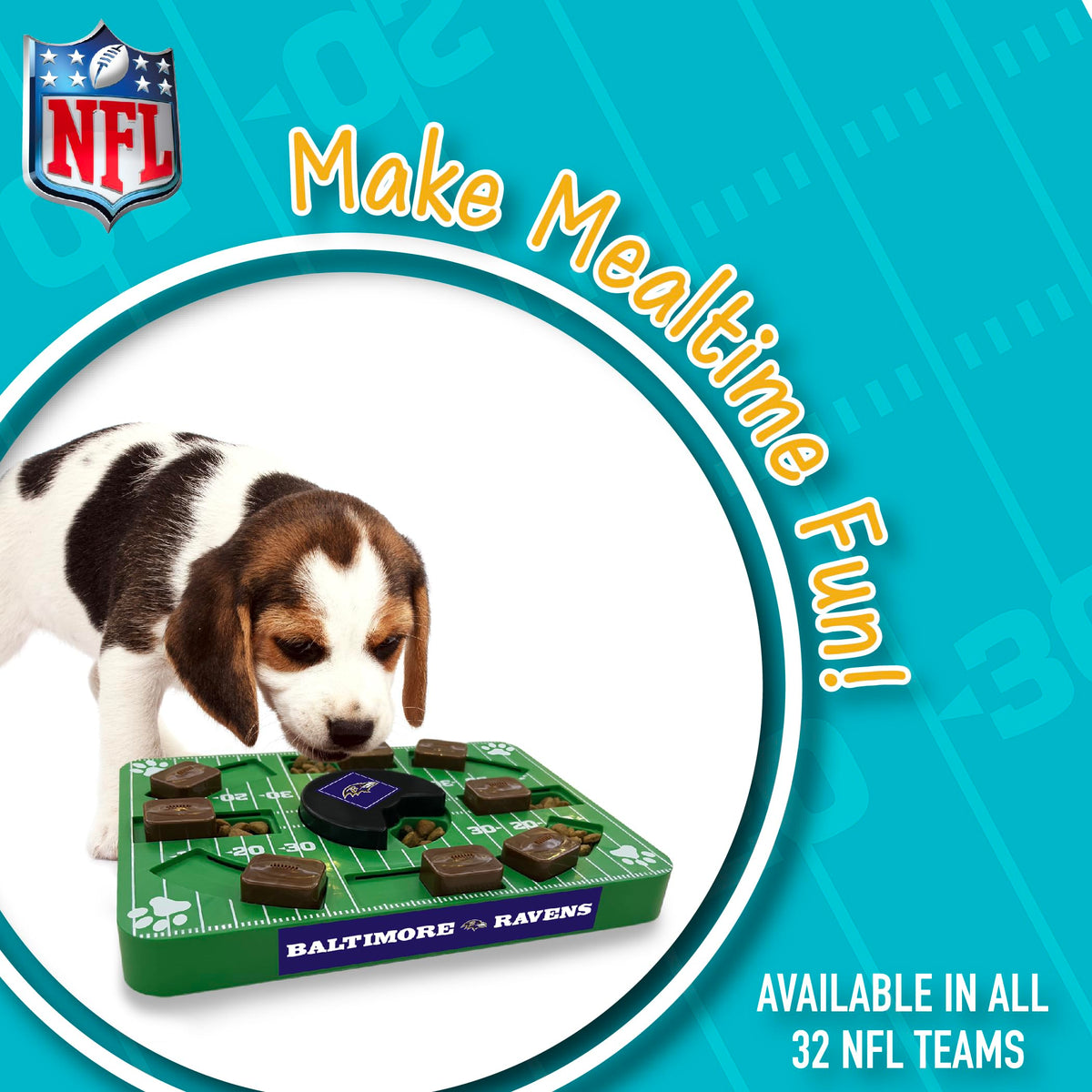 Pets First Pet Feeder in Standard, BALTIMORE RAVENS