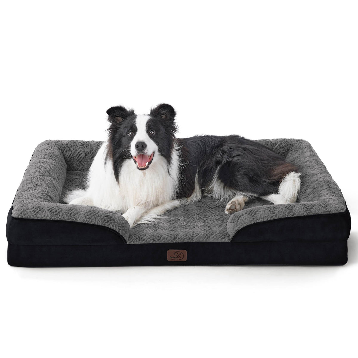 Bedsure Pet Bed Mat in 35"l X 25"w X 6.5"th, Plush-Black